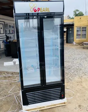 Classic Pearl PVC-662-2B Double Door Refrigerator 