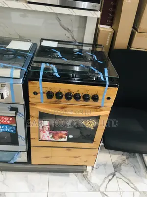 50x50 Oven With Grill Light Wooden Cooker 4 Gas