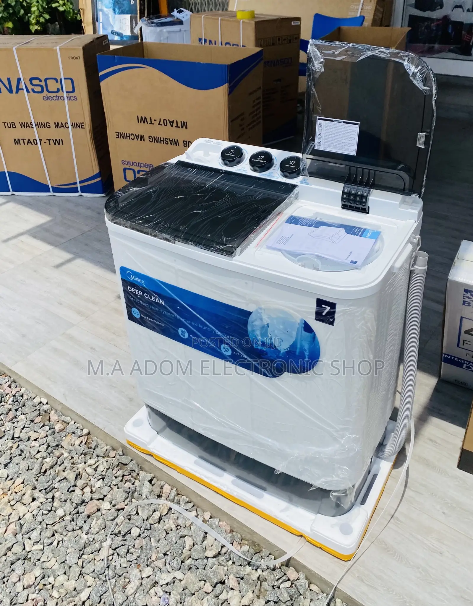 Well Designed Midea 7kg Semi-Automatic Washing Machine 