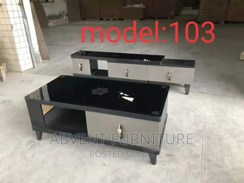 Executive Tv Stand and Center Table Set