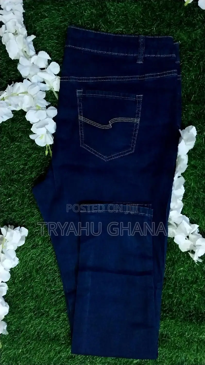 New Original Deep Blue Men's Jeans Size 36 Only