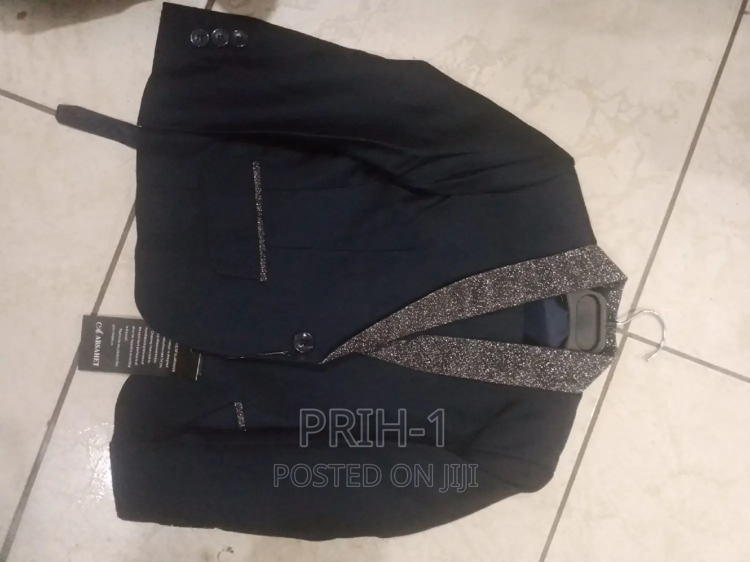 Kids Tuxedo Blue Black Suit