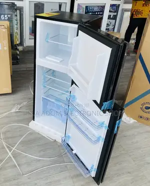 Classic Pearl PF-17T Double Door Refrigerator(Black) 