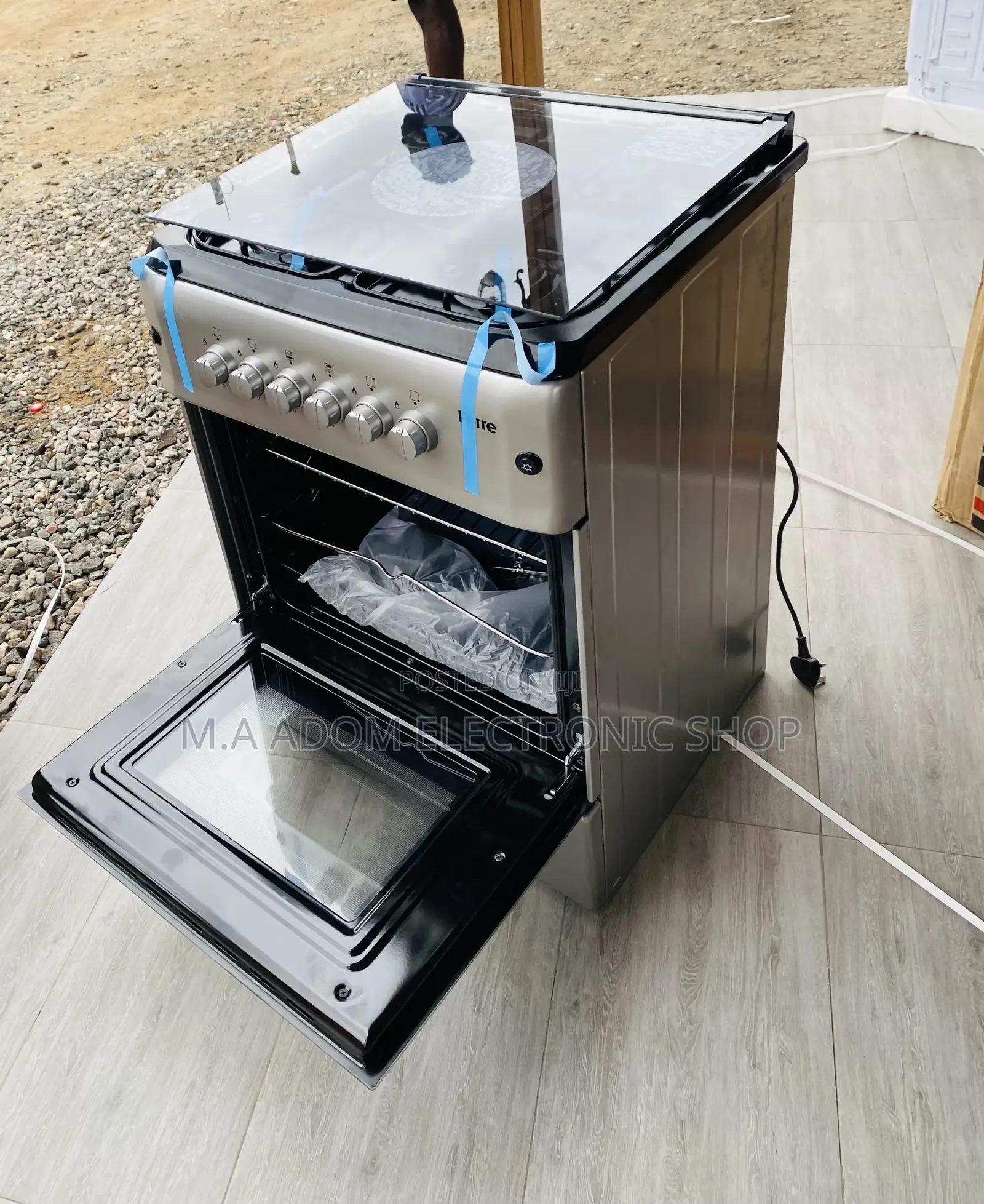 Classic Ferre 60x60 4 Gas Burner With and Grill(Grey) 