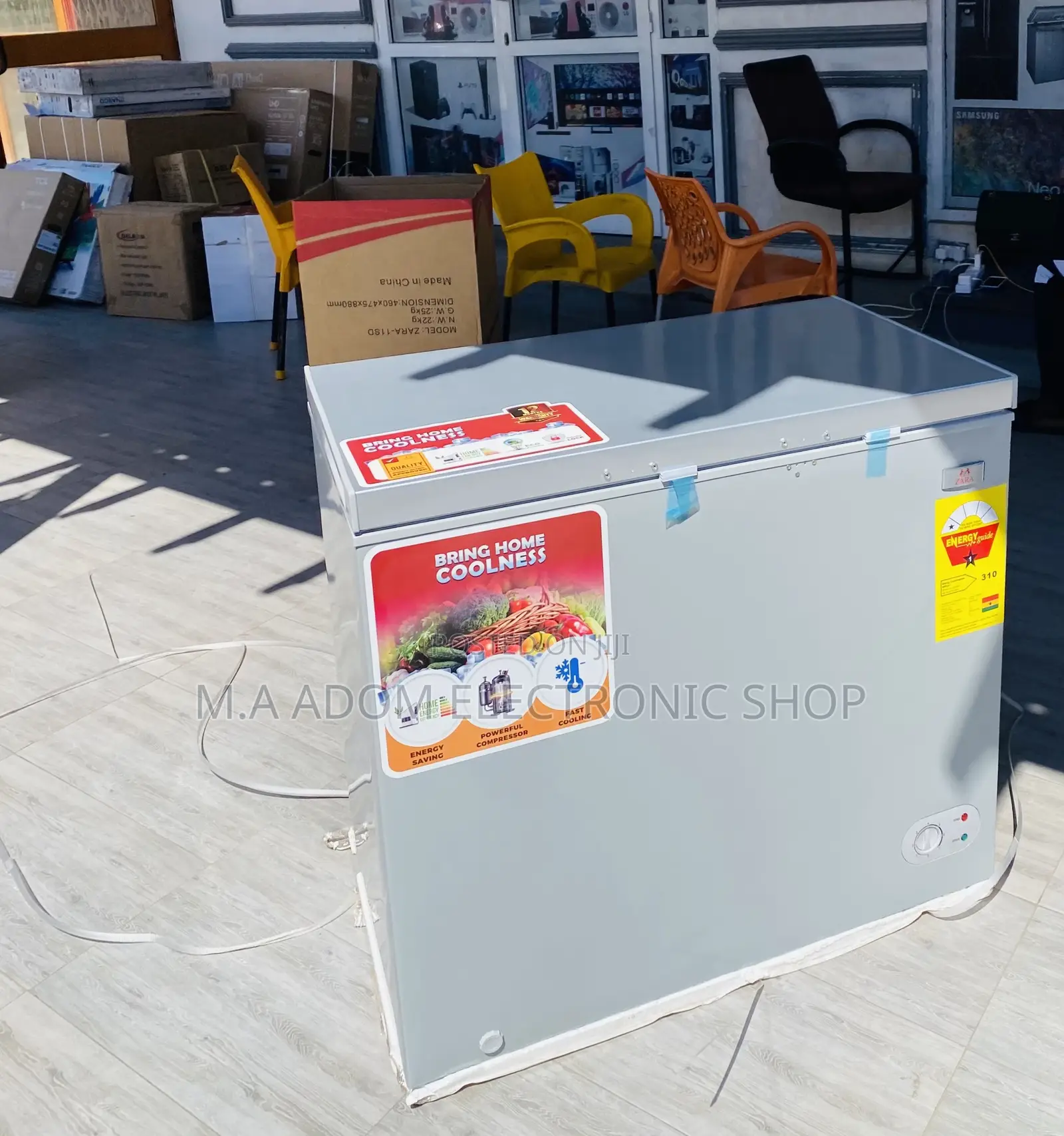 Latest Zara 200L Single Door Electric Chest Freezer 