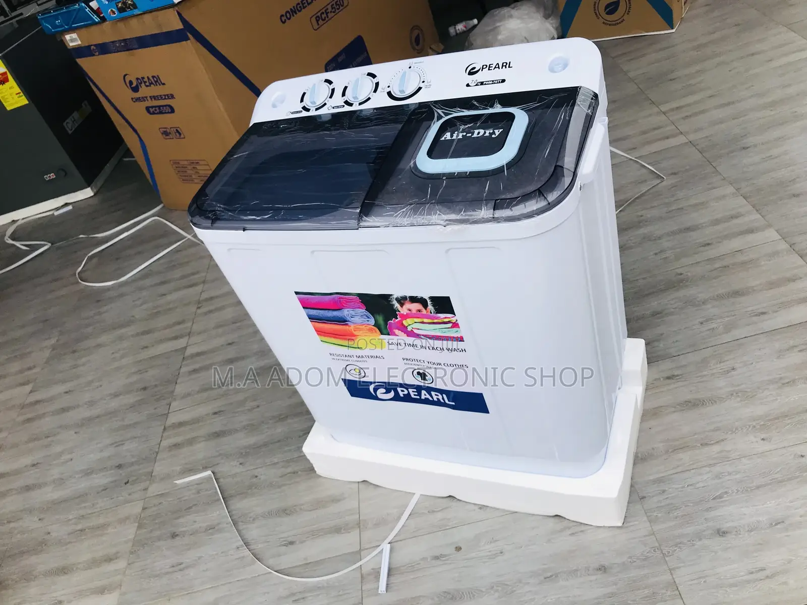 Classic Pearl 7kg Top Load Washing Machine + Spin/Dry 