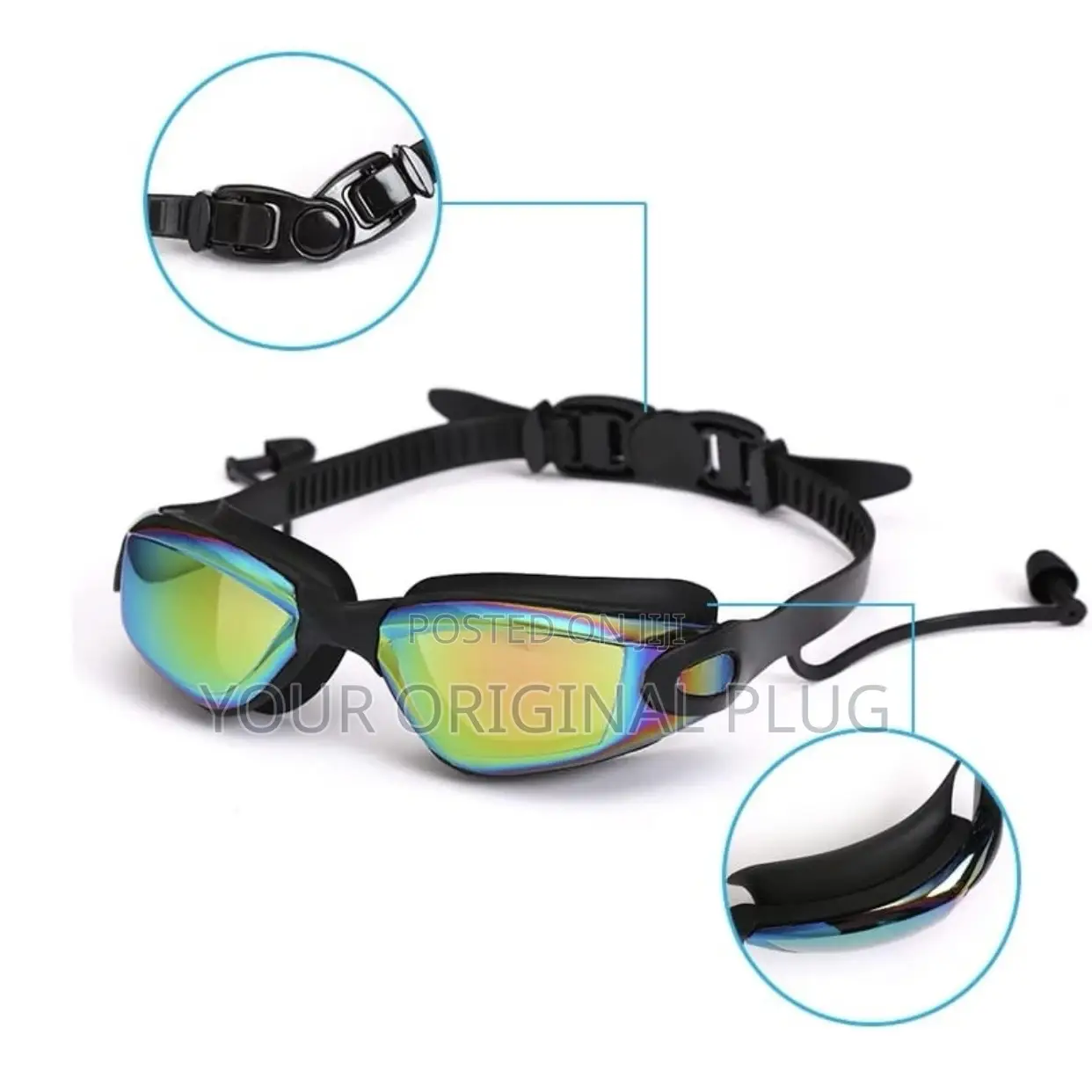 Swimming Goggles, Anti Fog,Uv Protection, Assorted Colors.