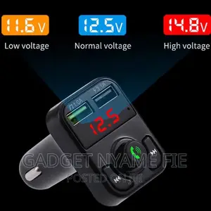 X8 Car Bluetooth Player + Fast Phone Charger