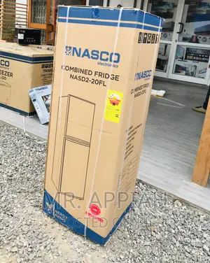 Classic Designed Nasco Nasd2-20fl Double Door Fridge 