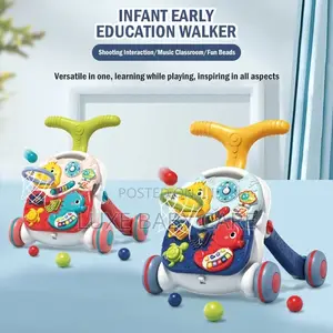 3 in 1 Baby Walker With Musical Table, Adjustable Walker .