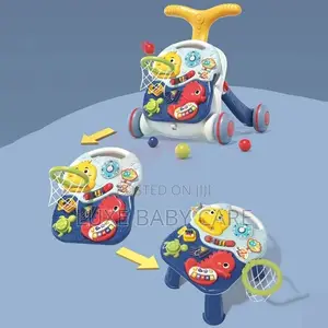 3 in 1 Baby Walker With Musical Table, Adjustable Walker .