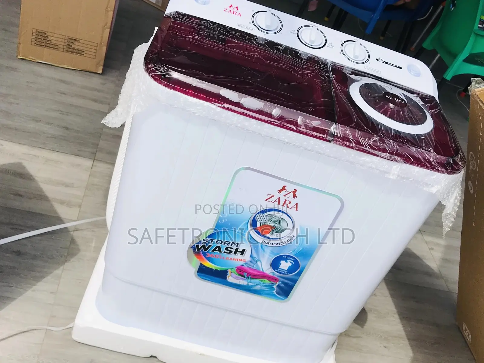 Topload Semiautomatic Zara Washingmachine 5kg Reliable