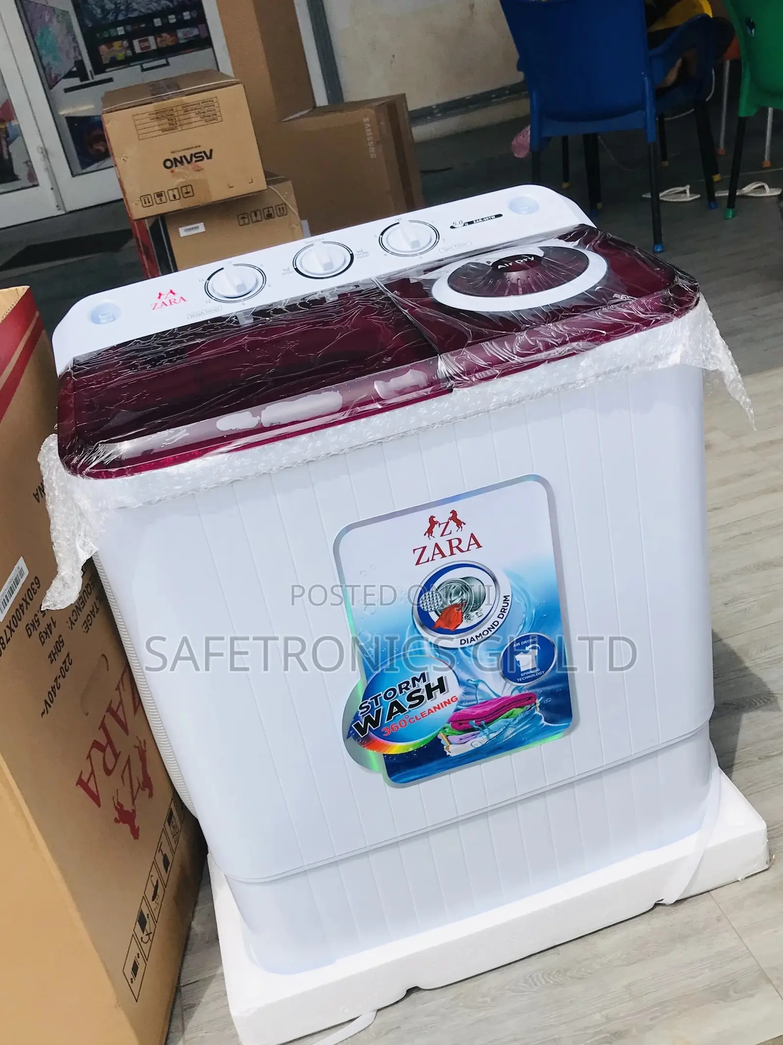 Purchase Semiautomatic Topload Washingmachine Zara 5kg