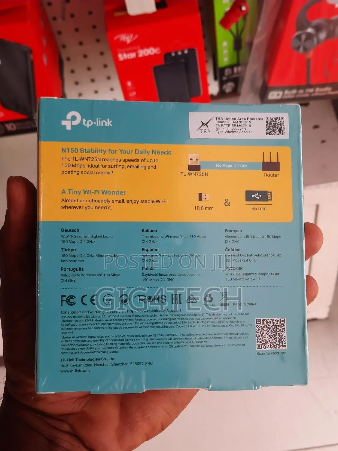 Tp Link 150mbps NANO USB Wifi Adapter