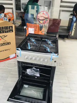 4 Gas Cooker Gray Ferre Oven With Grill 60x90 Burner