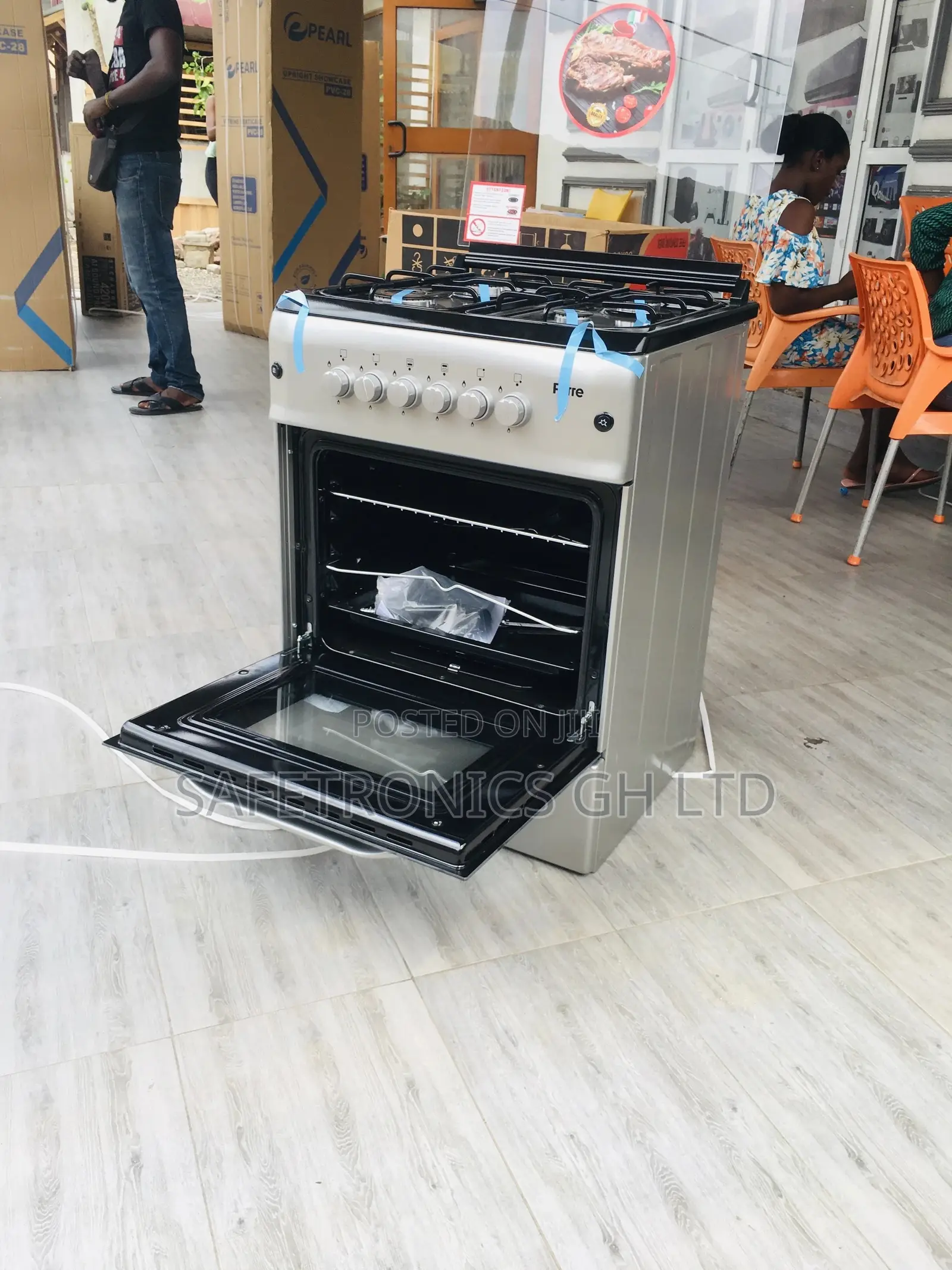 Elegant Ferre 4 Gas Cooker Oven With Grill 60x90