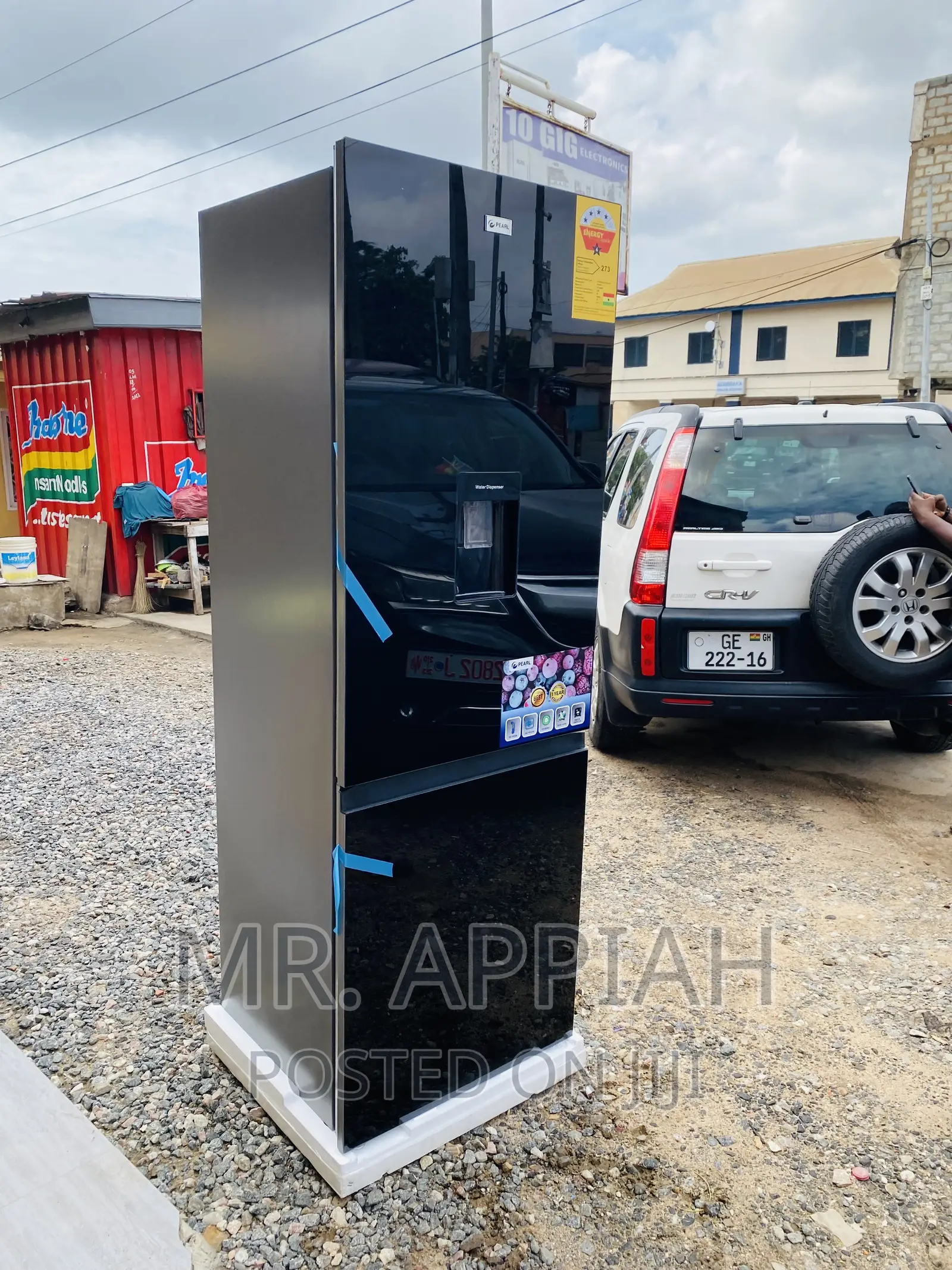 High Quality Pearl Pf 400bg Electric Refrigerator(Black).