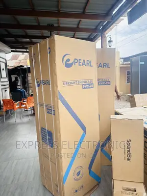 Fan With Compressor Sleek Pearl PVC-28 Display Fridge