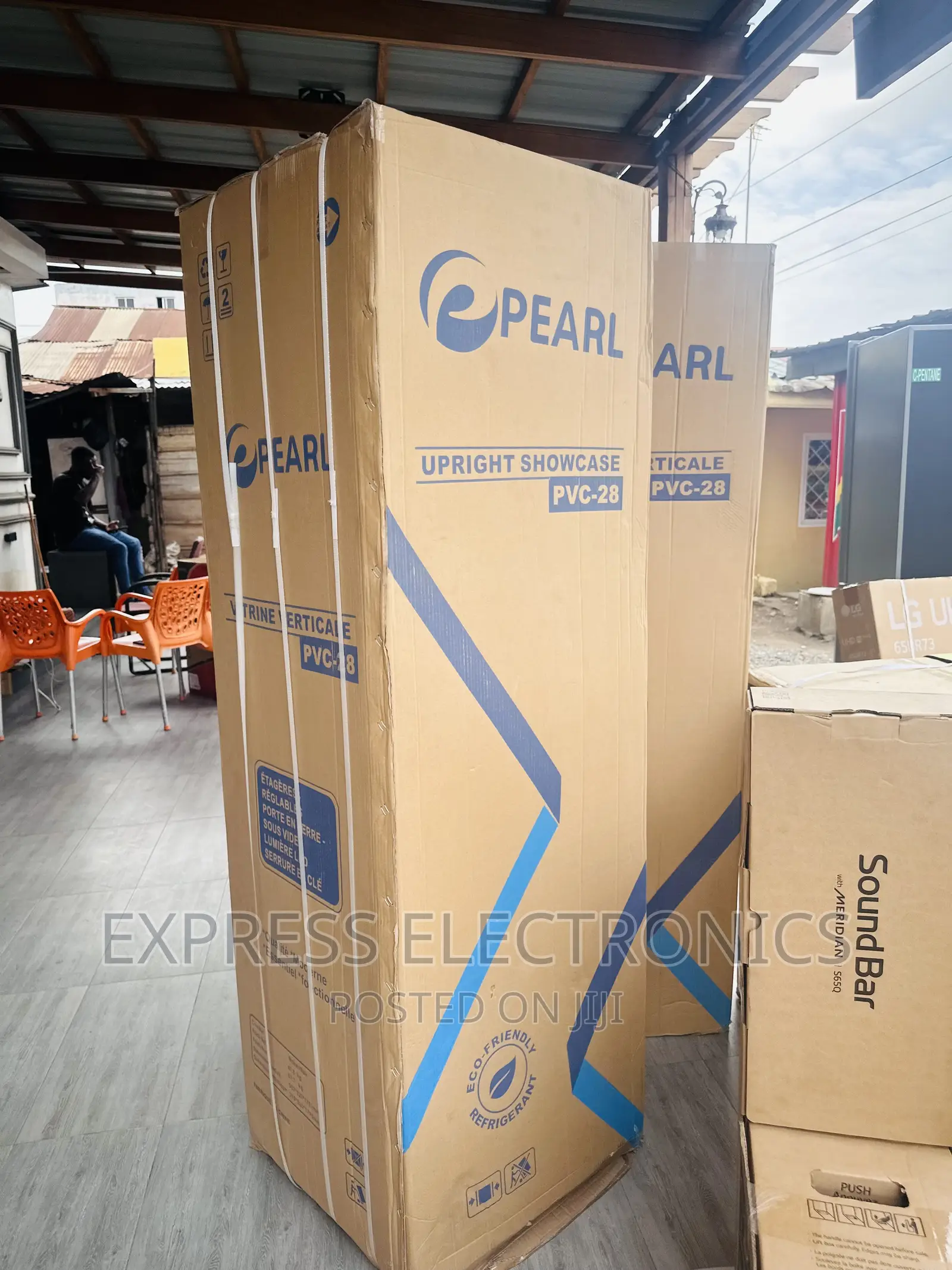 High Efficiency Compressor Pearl PVC-28 Display Fridge