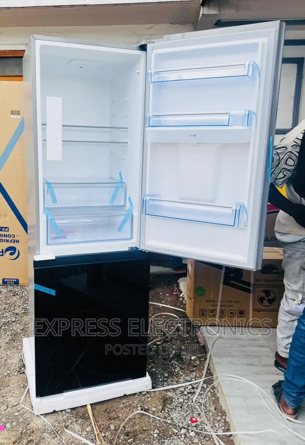 Eco Friendly Refrigerator Pearl Pf-400bg Double Door