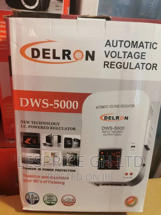 Overheat Protection//Delron 5000VA Stabilizer