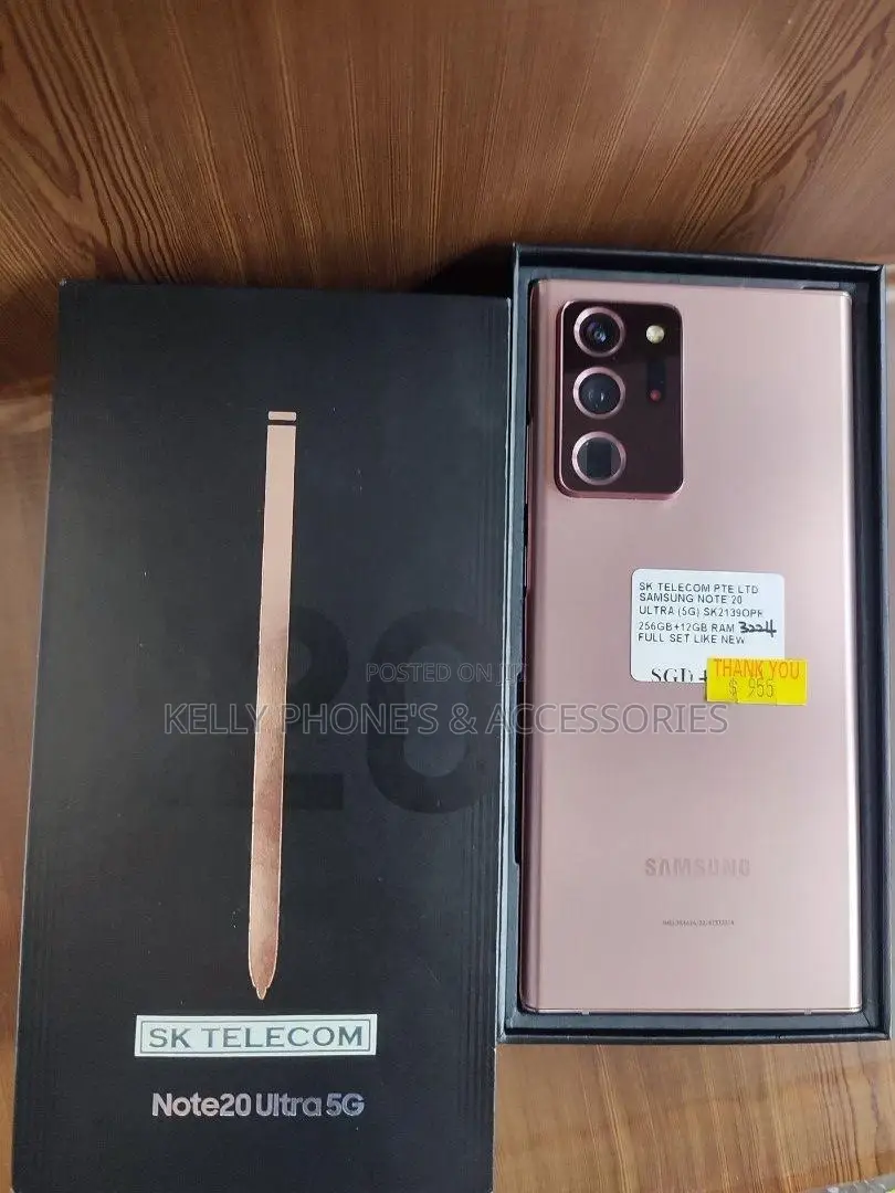 New Samsung Galaxy Note 20 Ultra 5G 128 GB Silver