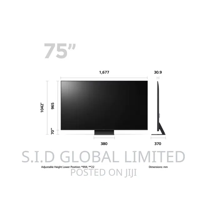 LG 75” Smart 75UR91006LA 2023 UHD HDR With Amazon Alexa