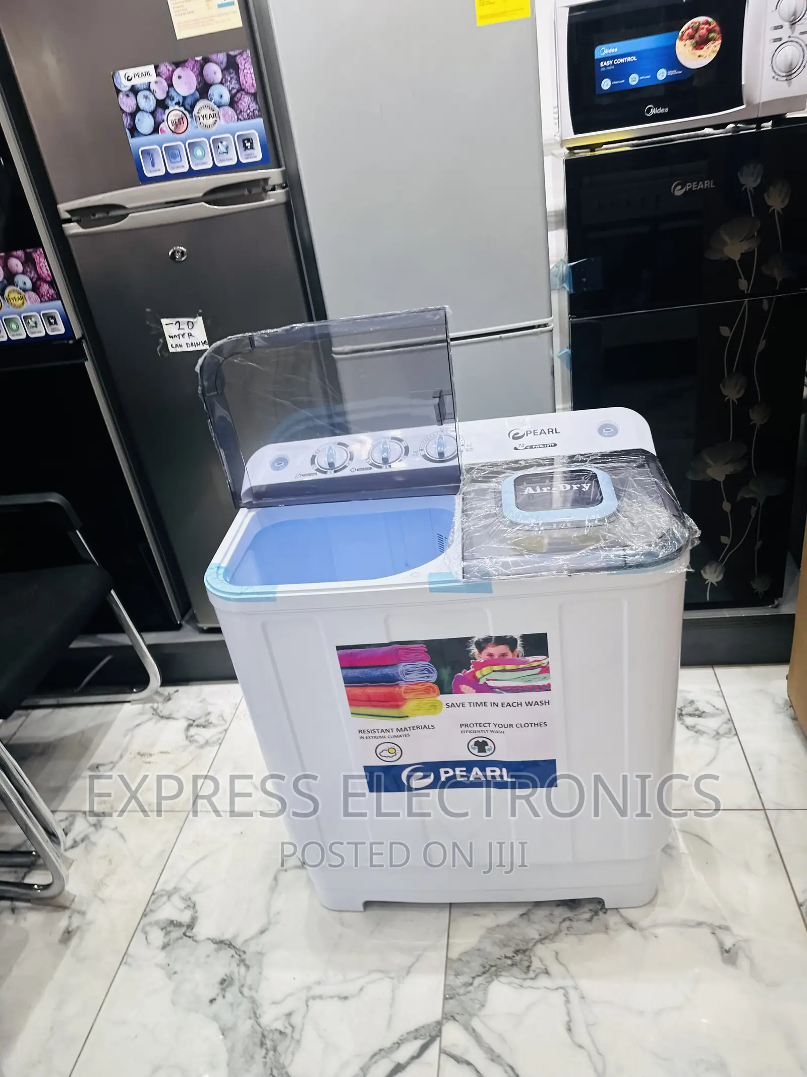 Pearl Sleek White 7kg Topload Washing Machine. Pearl