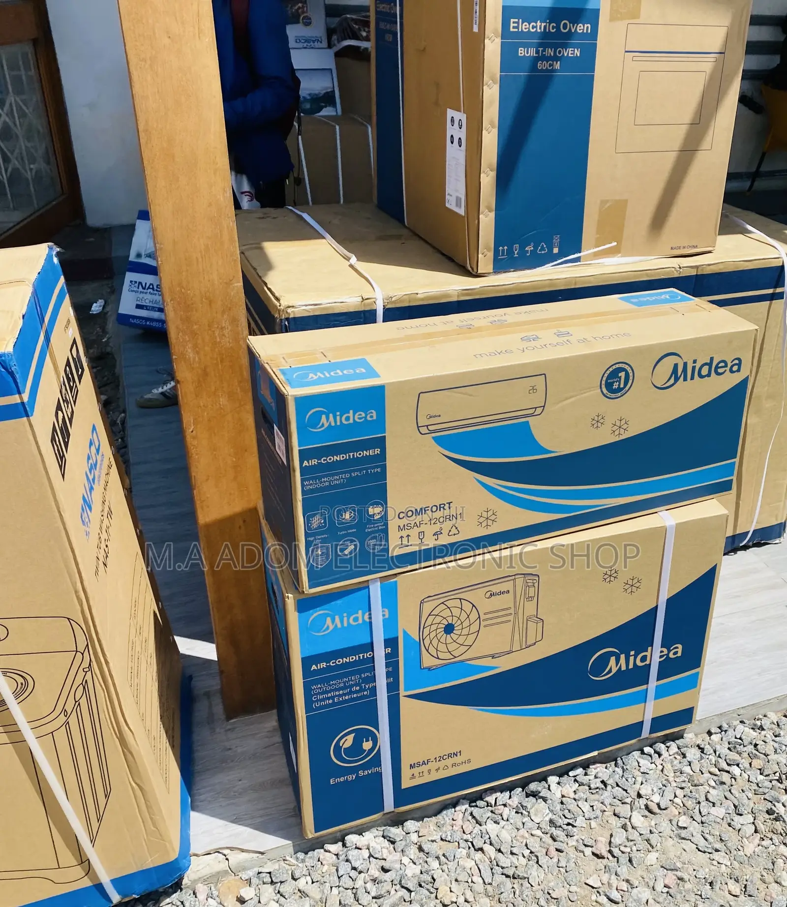 Super Quality Midea 1.5hp Split(R410)Air Conditioner,White.