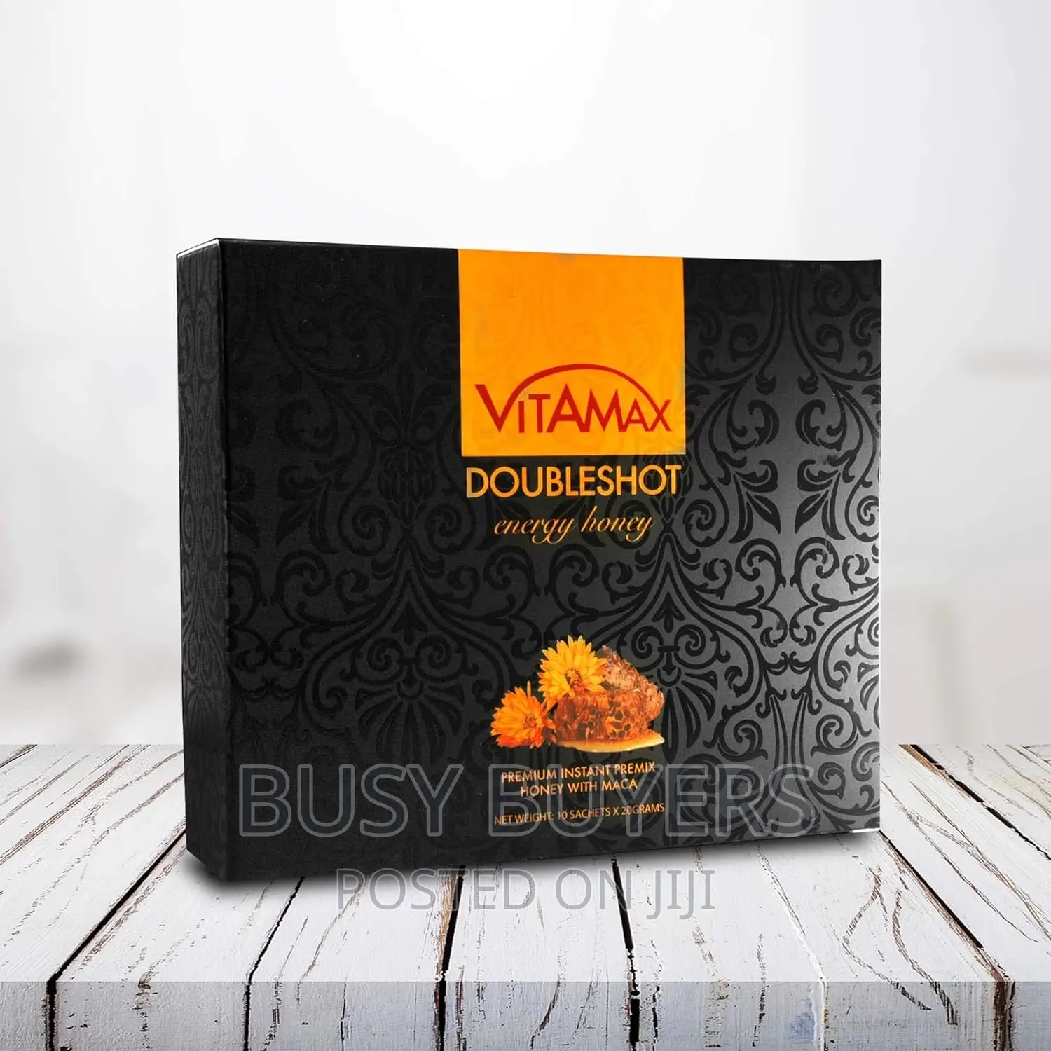 Vitamax Doubleshot Energy Honey 12 Sachets