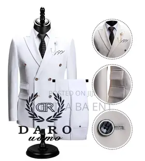 Daro Double Breasted Suit Available in Stock