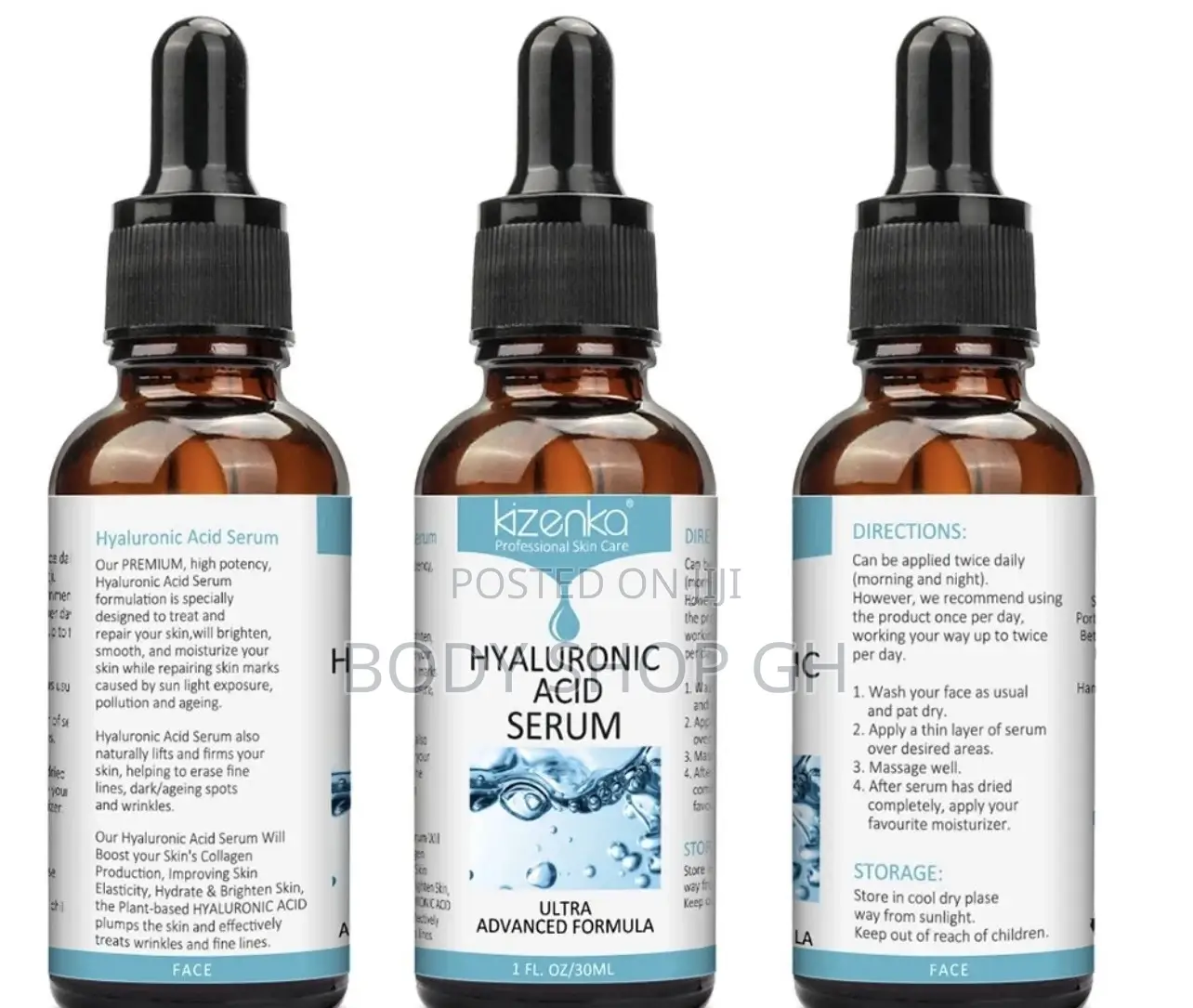 Hyaluronic ACID Serum For Dark Spots , Wrinkles + Plump Skin