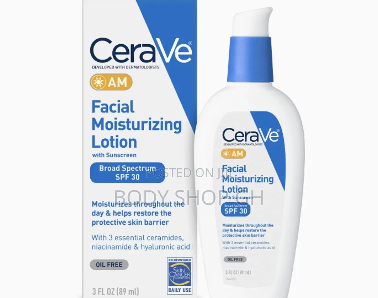 Cerave Am Lotion + Sp 30 Sunscreen