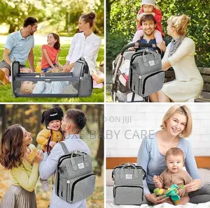 Diaper Bag With Changing Station for Newborns