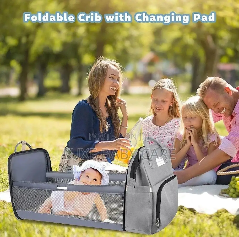 Diaper Bag With Changing Station for Newborns