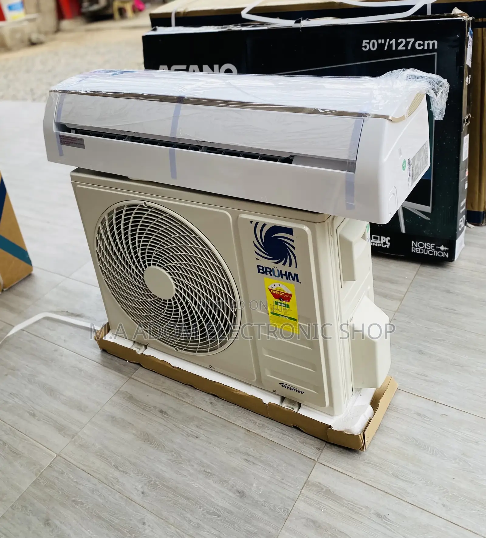 Extremely Cooling Bruhm 2.5hp Split Air Conditioner(White).