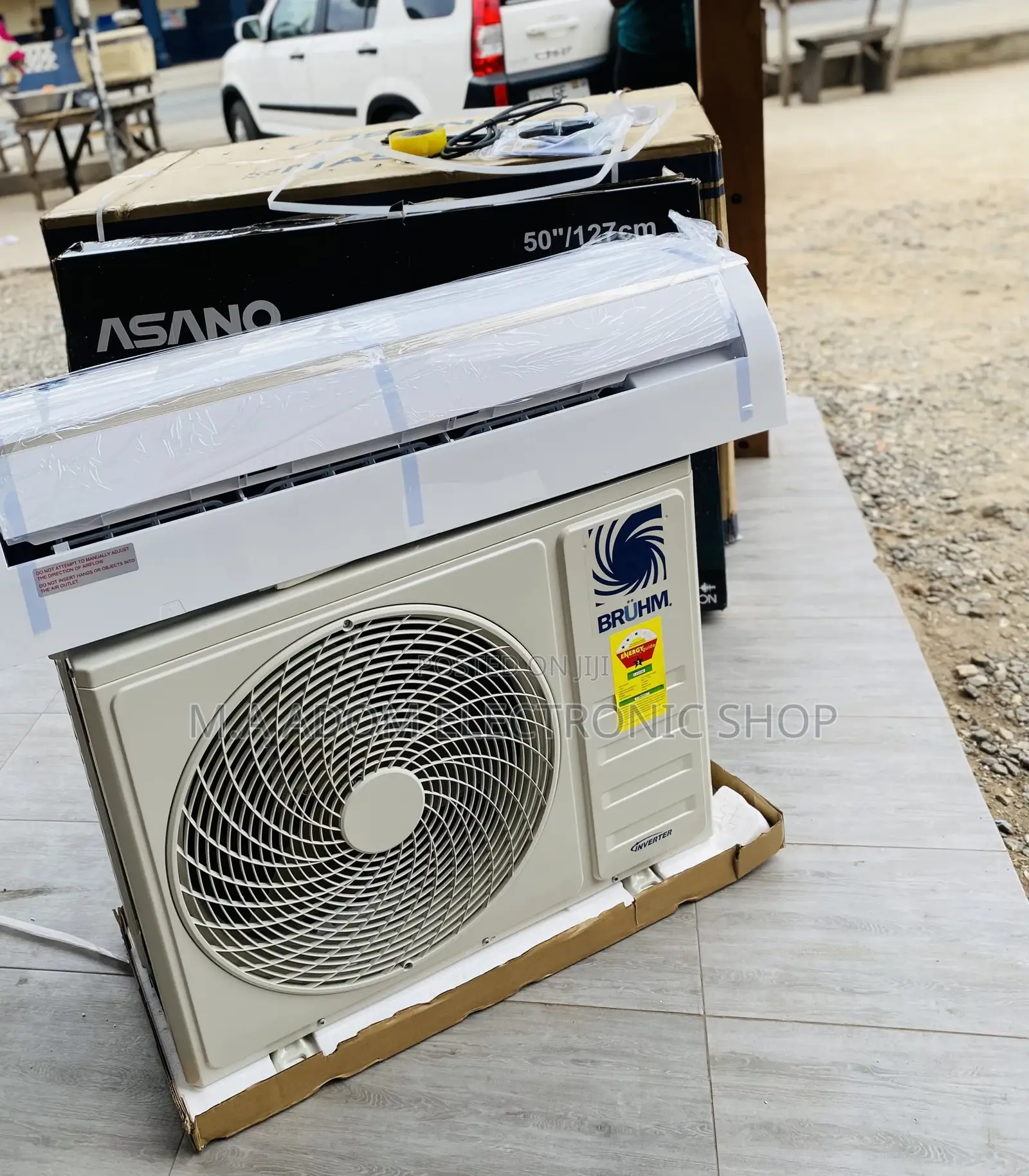 Reliable and Affordable Bruhm 2.5hp Air Conditioner(White) 