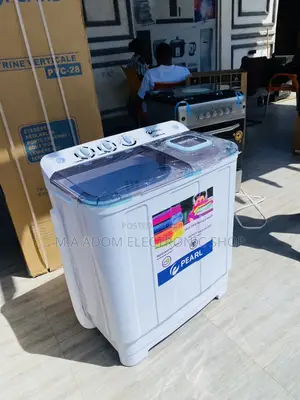 Super Quality Pearl 7kg Top Load Washing Machine + Spin Dry.