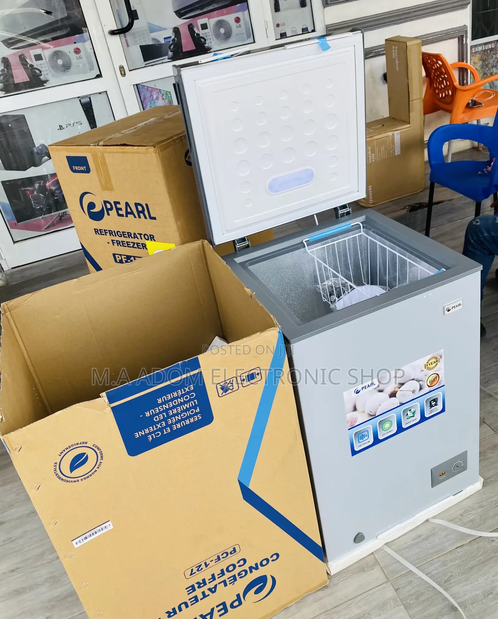 Super Quality Pearl PCF-127 Single Door Electric Freezer 