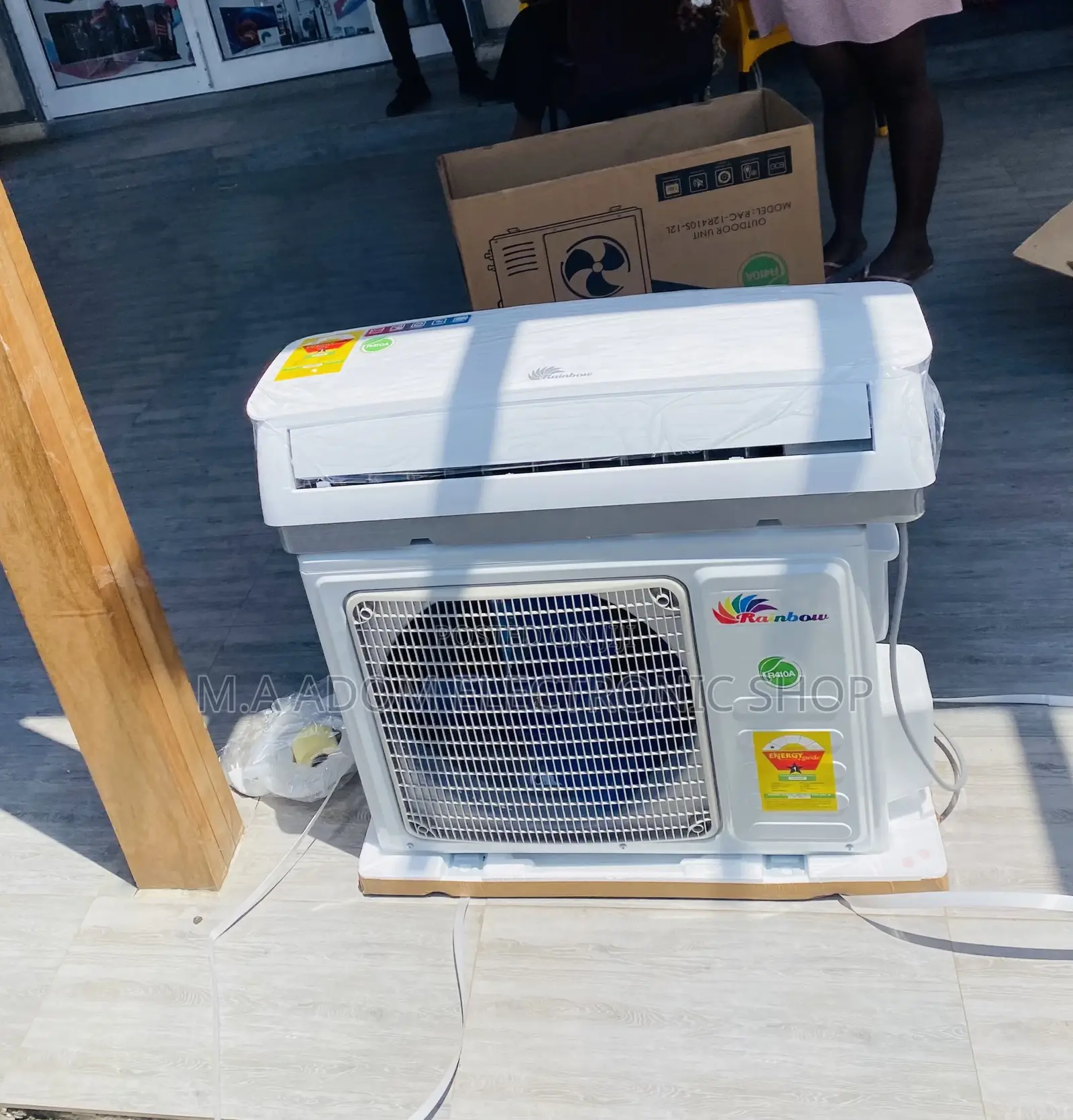 Shop Authentic Rainbow 1.5hp Split Electric Ac(White) 