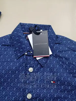 Tommy Hilfiger Boys Long Sleeve Shirt for Kids