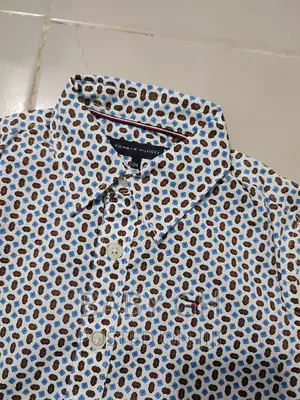Kids White Tommy Hilfiger Boys Long Sleeve Shirt