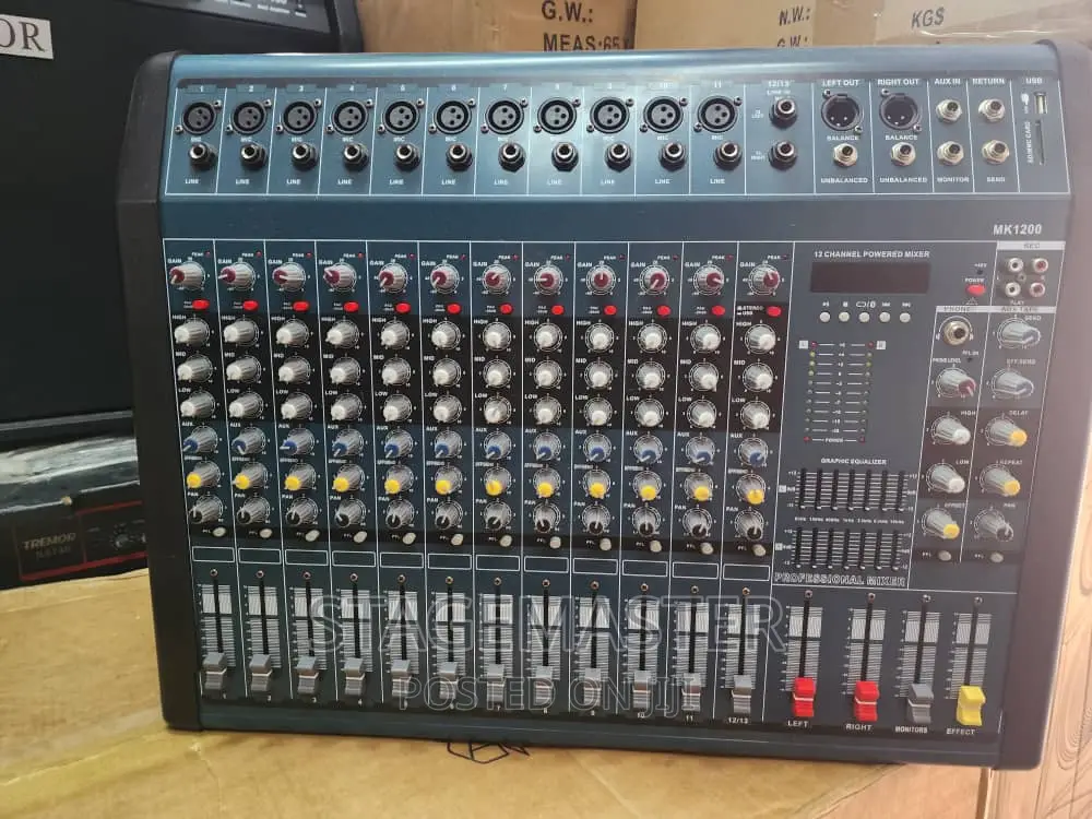 12/13 Channel Powered Mixer