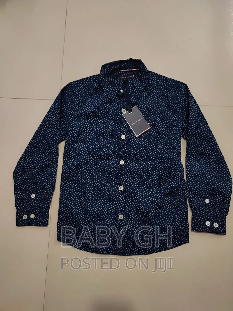 Tommy Hilfiger Boys Long Sleeve Shirt for Kids