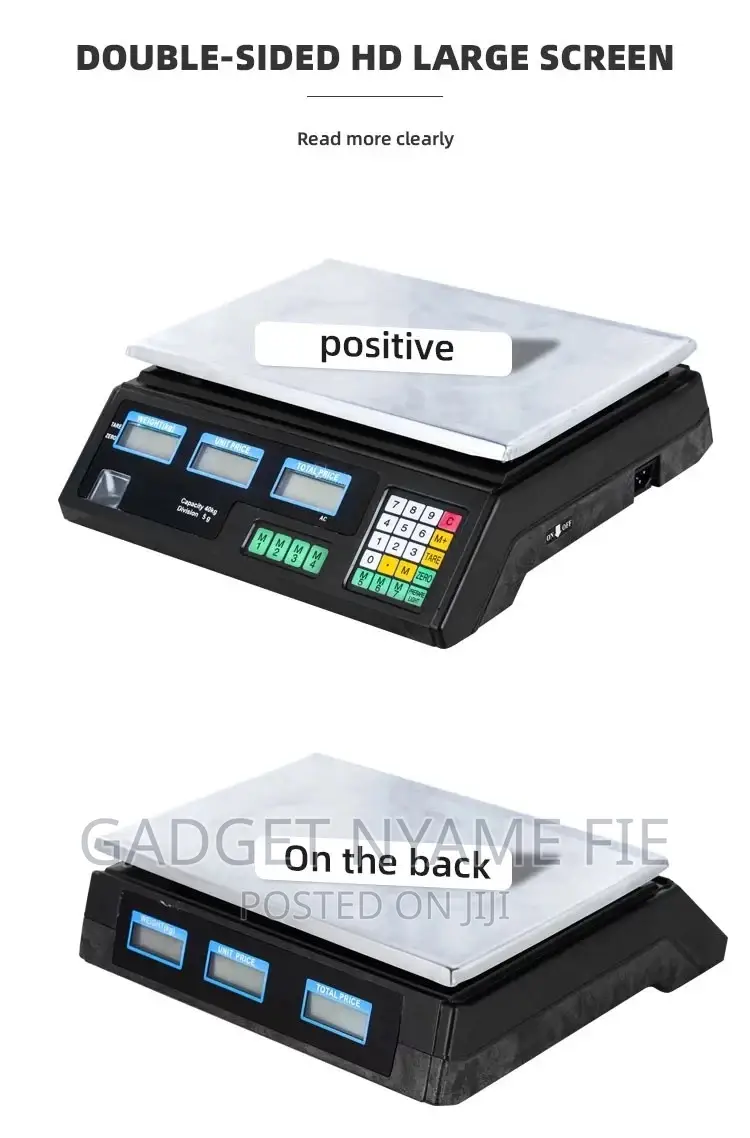 Price Computing Scale-40kg-Rechargeable