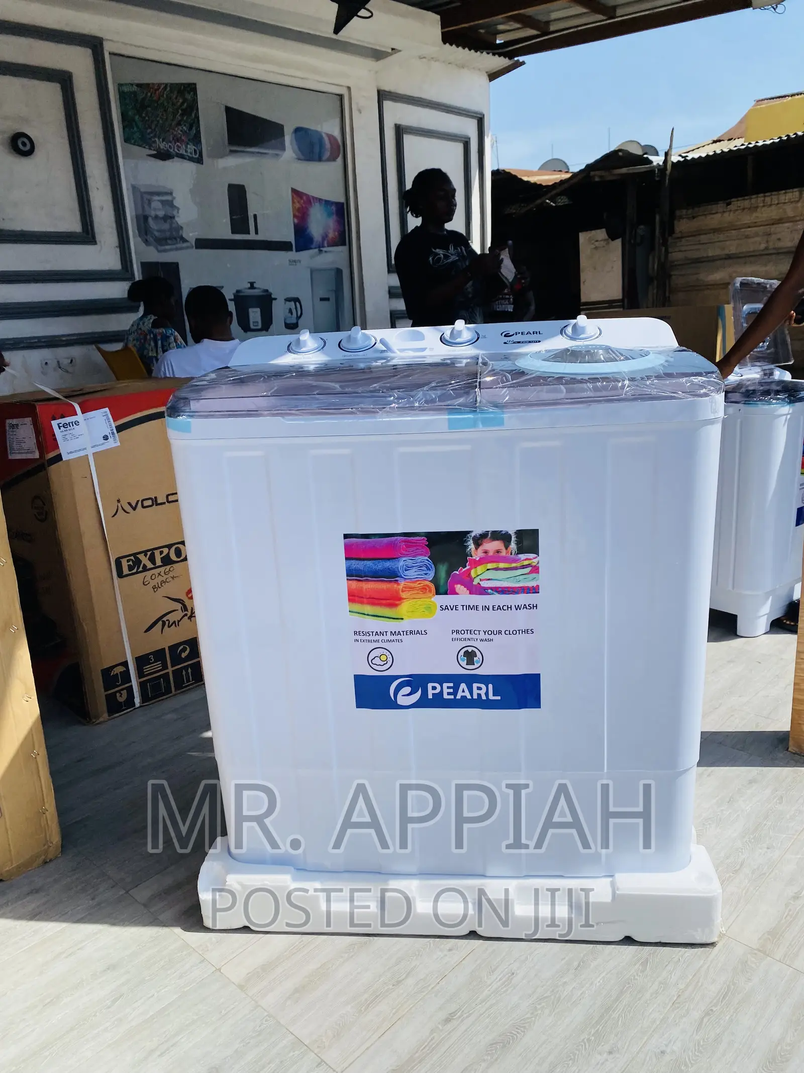 Shop Original Pearl 12kgElectric Washing Machine + Spin/Dry