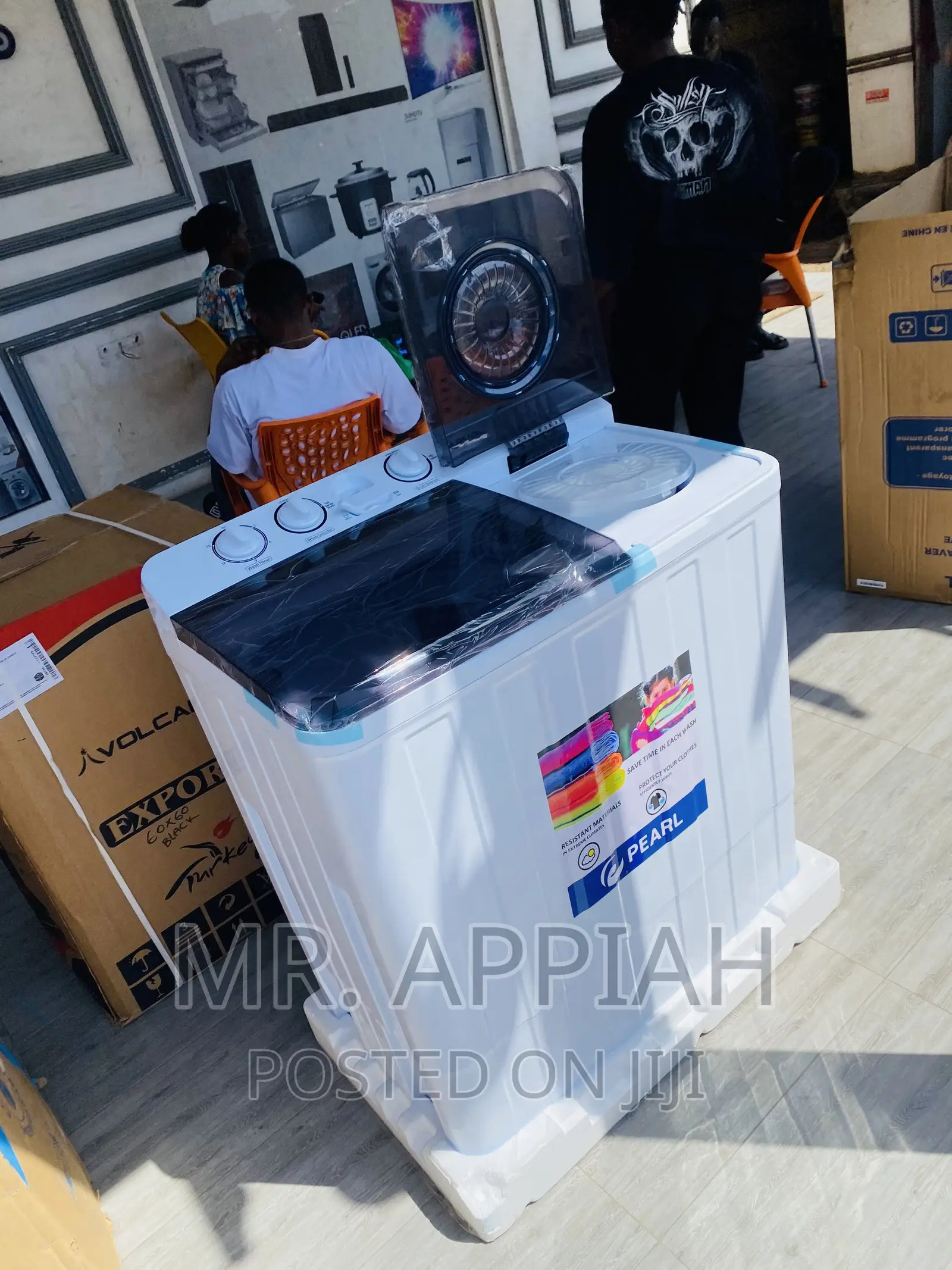 Super Quality Pearl 12kgElectric Washing Machine + Spin/Dry