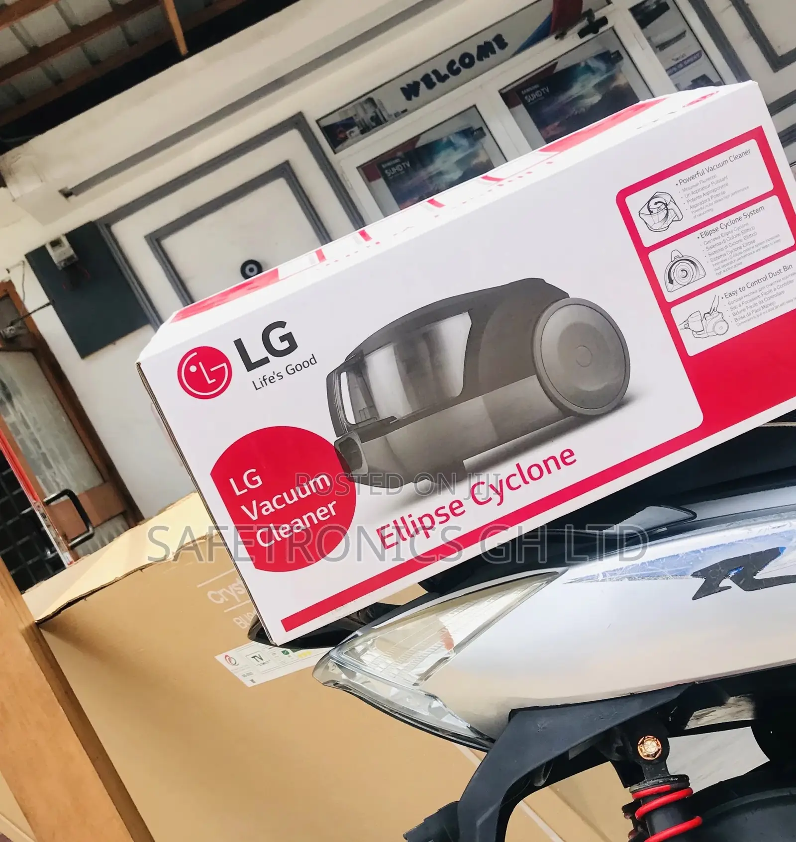 Original 2000W LG Vc5420nntr Vacuum Black/Red Cleaner