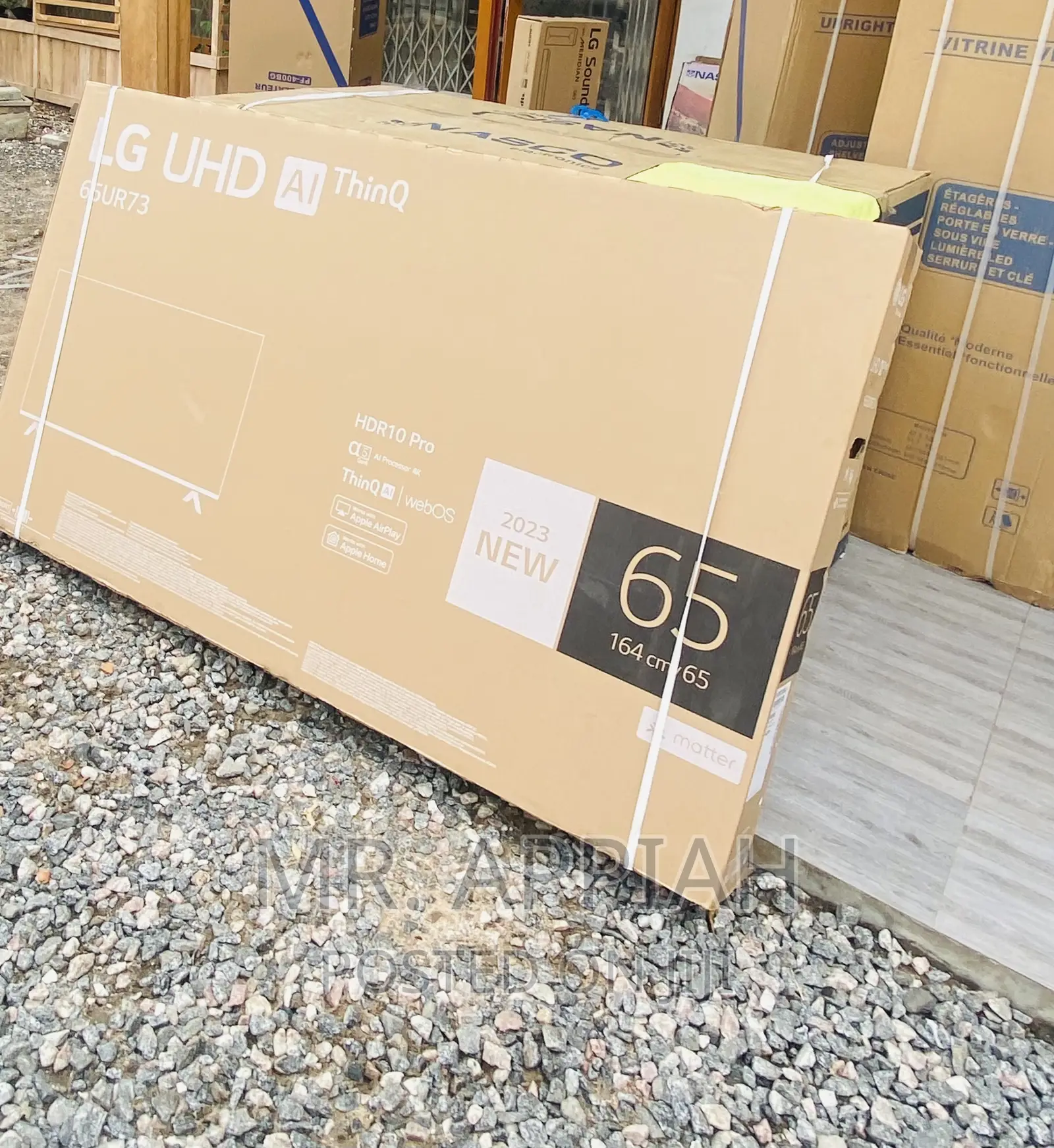 Highly Energy Saving LG 65ur73 65” Electric Uhd Tv(Black).