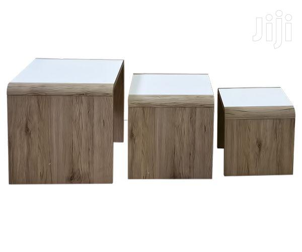 3pcs Wooden Nested Side Table